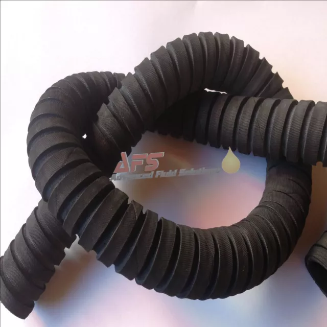 Flexible EPDM Rubber Radiator Water Coolant Hose Heater Pipe Convoluted Rad Tube