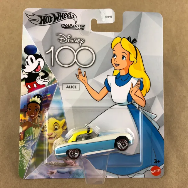 Hot Wheels Character Cars Disney 100 Alice In Wonderland Alice 1:64 Diecast 2023