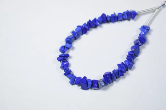 4-6 MM Beautiful Lapis Lazuli A + Chips non coupées en forme de pierres...