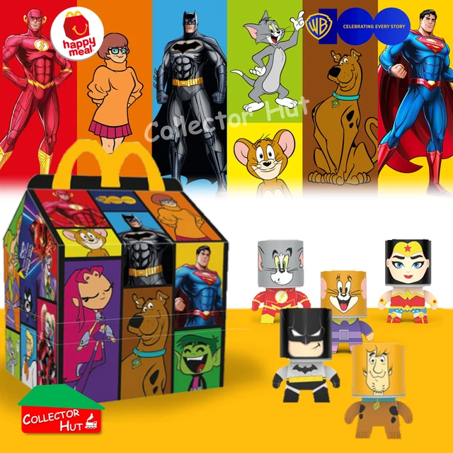 MCDONALD'S HAPPY MEAL WB Warner Brothers 100th Year Anniversary DC Tin ...