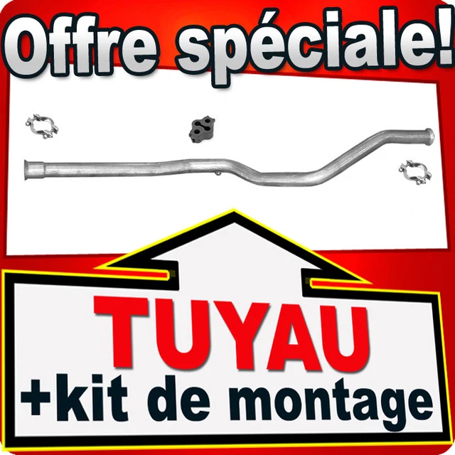 Ligne D'échappement Complète Pour Peugeot 406 2.0 HDI 110ch Break (1998-2000) - Neuf Avec Silencieux, Kit Montage
