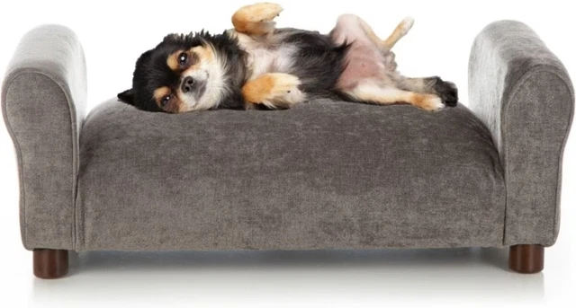LYY Traditional Settee Sofa Cat & Dog Bed, Brown