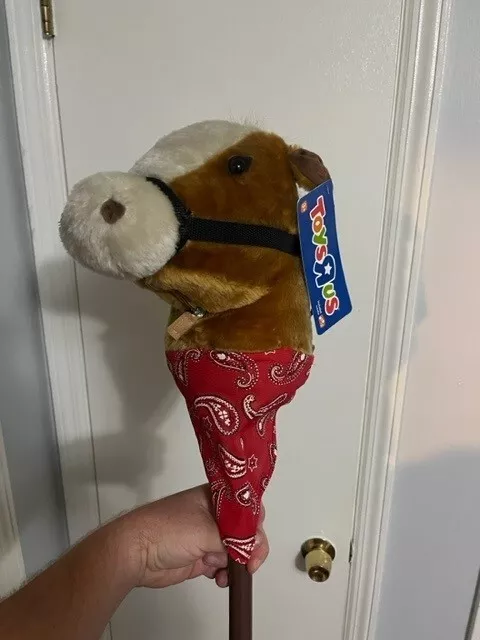 Vintage & Rare TOYS R US Geoffrey Plush Stick Horse BNWT 2015 1/1 eBay FREE SH