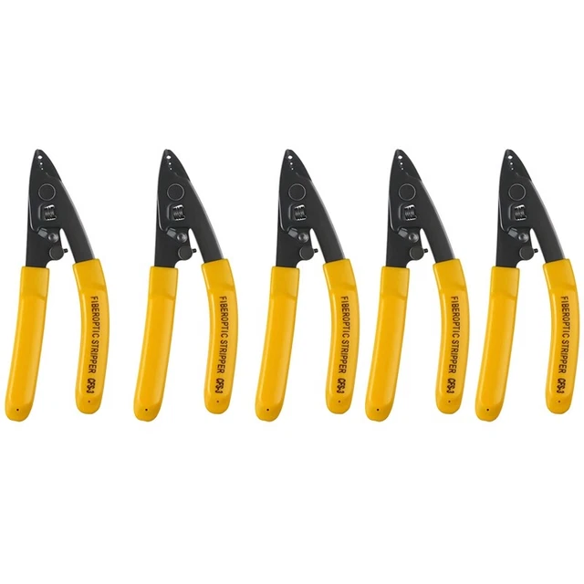 5PCS-3 Three-Port Optical Fiber Optic Stripping Pliers / / Cable A Q4O1