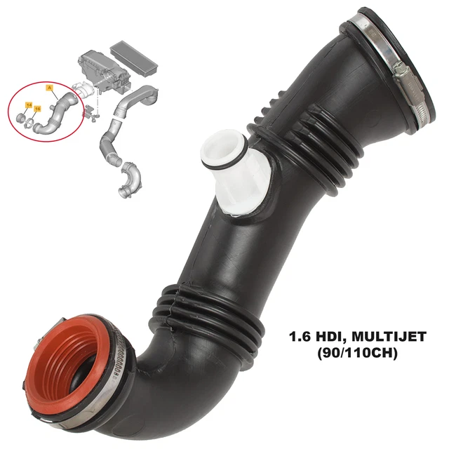 TPF Products Turbo Sleeve For 1.6HDI Engines - Fits Berlingo, C2, C3, C4, C5, 206, 207, 307, 308, 407, 1007 - 1434C8 / TP800289
