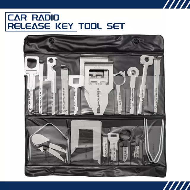 38 X CAR Stereo Radio Release Head Unit Removal Key Tool Set For Sony Ford Audi EUR 24,23