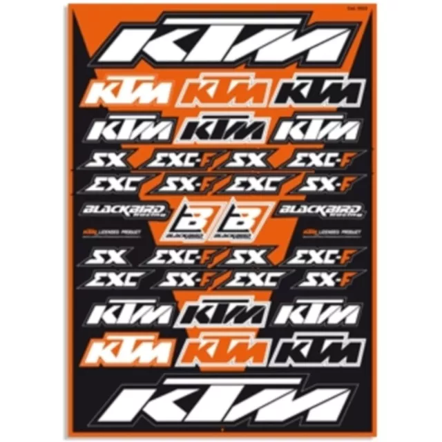 Universal-Aufkleber-Kit Schwarzbird Racing für: KTM SX/SX-F EXC/EXC-F blakcbird