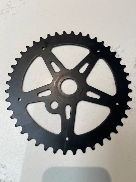 Plateau BMX Old School Tuf Neck – 44 Dents – Bleu – NOS – Pour Chaîne