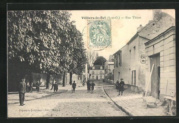 CPA Villiers-le-Bel, Rue Thiers