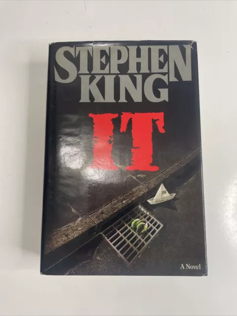 It by Stephen King (1986, Hardcover) First print / edition Near Fine in NF dj