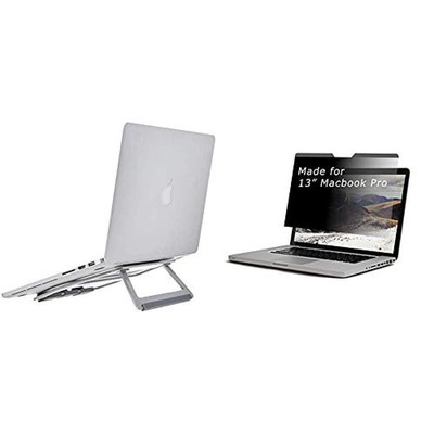 Notebook e Tablet Argento SATECHI Base di Alluminio Portatile e Richiudibile per Laptop 