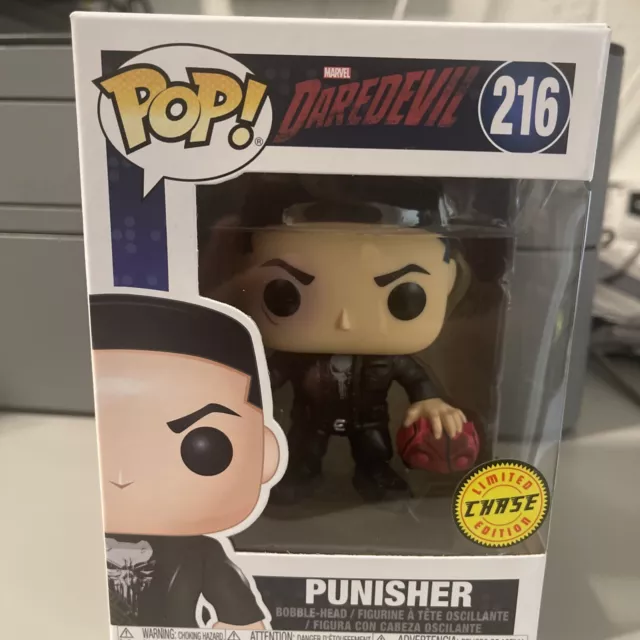 Funko Pop! Marvel - Daredevil 216 Punisher Chase With Protector Free Shipping