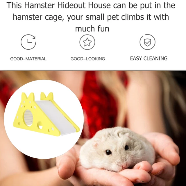 Hamster Nest Hamster Hideout Ladder Toy Hamster Cage Ladder Hideout Small Pets 3