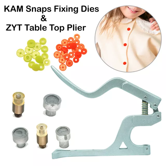 Kam Snaps Die Set with Pink ZYT Table Top Plier
