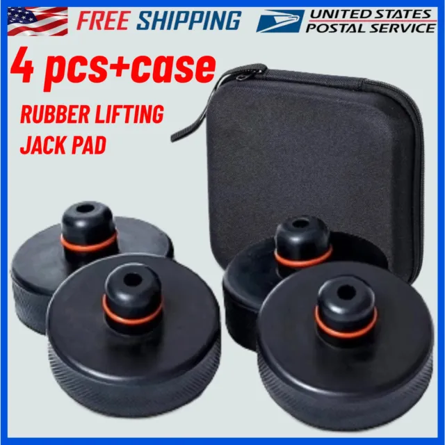 For Tesla Model S X Y Lifting Rubber Jack Pad with a Storage Case 3 4 Pucks 4PCS 2