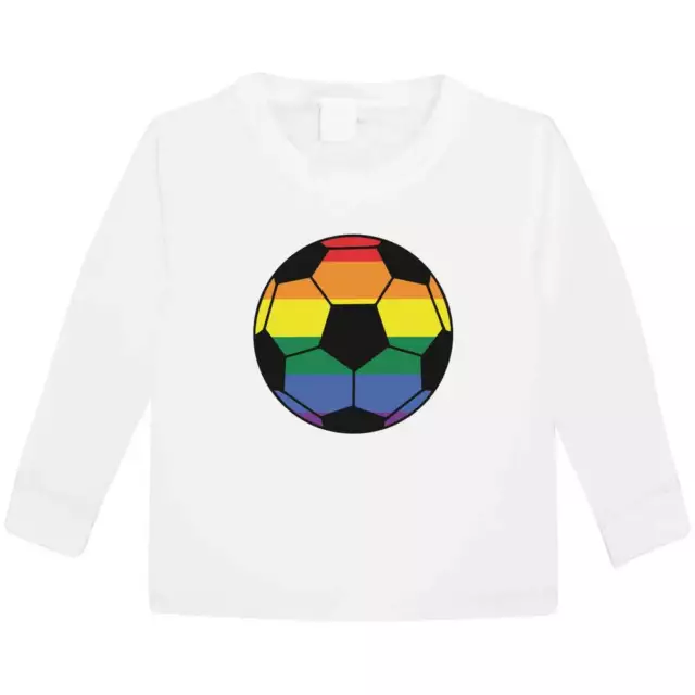 'Fútbol de bandera LGBTQ' Camisetas de manga larga para niños (KL036837)