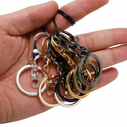 5/10Pcs Lobster Clasps Swivel Trigger Clips Snap Hooks Bag Keychain Key Ring