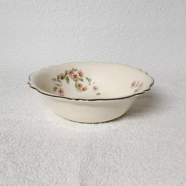 Homer Laughlin Virginia Rose JJ59 Moss Rose 8.75” Vegetable Serving Bowl