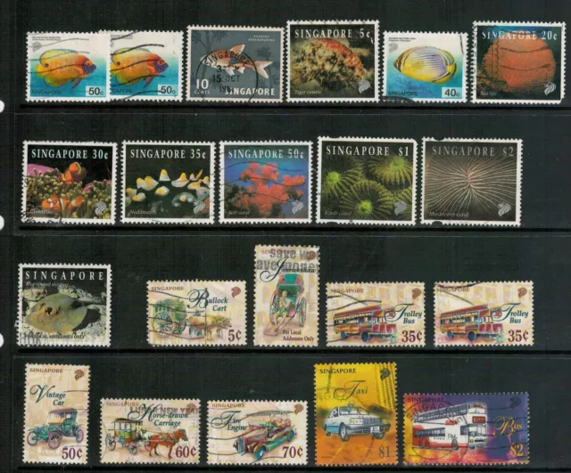 Lot 5661 - Singapore - Selection of 19 stamps from various years