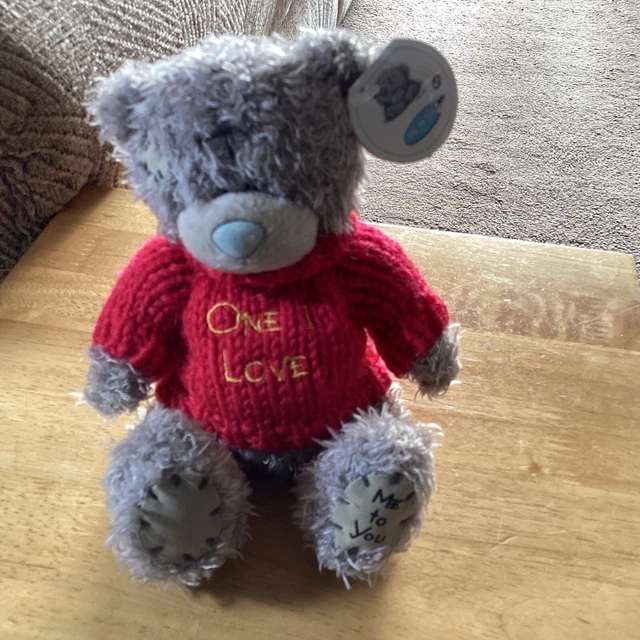 Carte Blanche Me To You Tatty Teddy Bear Plush Soft Toy in "ONE I LOVE" Jumper