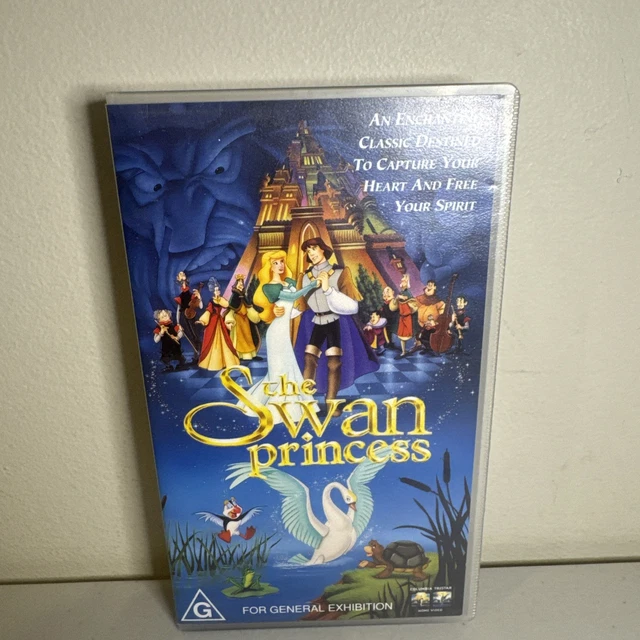 the-swan-princess-vhs-tape-1994-cartoon-movie-9-37-picclick-uk