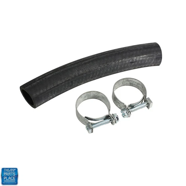 6975 CHEVROLET BIG Block Water Pump Bypass Hose w/ Correct Hose Clamps