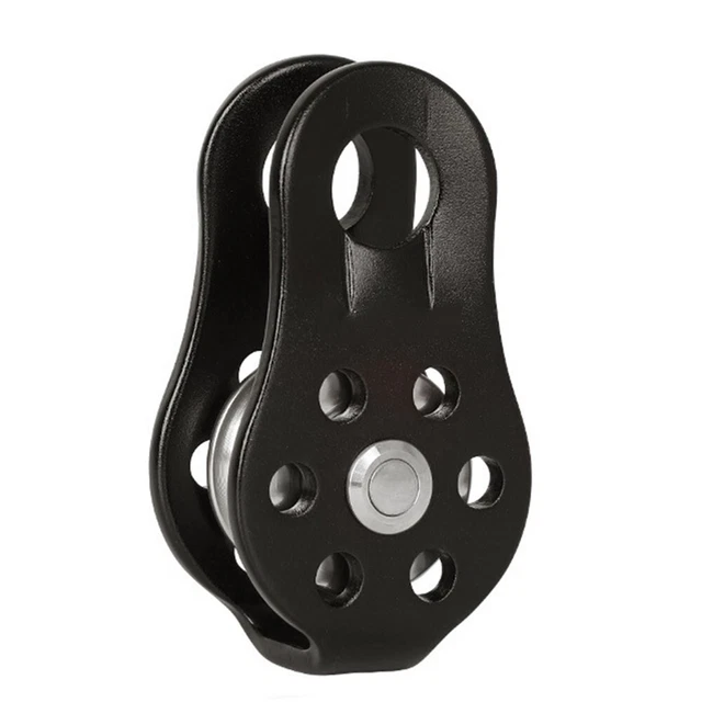 Puleggia singola 20 KN nero/bula/verde/rosso/viola/arancione per uso versatile