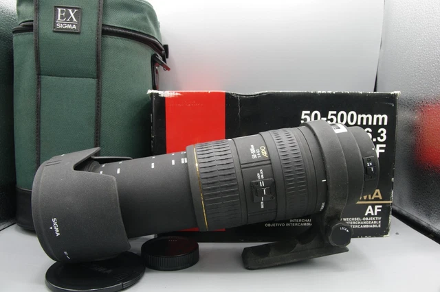 Lente Sigma EX HSM 50-500 mm f/4-6,3 APO - montaje Sigma SA