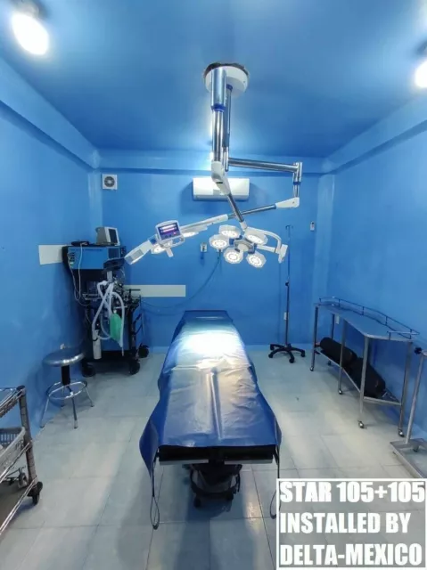 Examination Surgical Light Operation Theater Size Light Field 105+105 LED Light