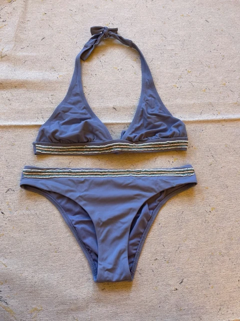 Maillot De Bain Deux Pièces Lagon Bleu Rose Taille 40 - Neuf Avec étiquettes