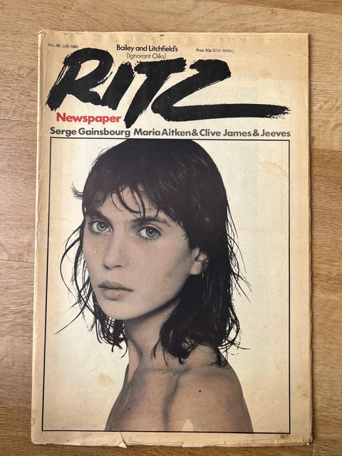 その他 RITZ newspaper No.15 Jordan 1978 RITZ NEWSPAPER No. 15 1978 / DAVID BAILEY / ICONIC JORDAN