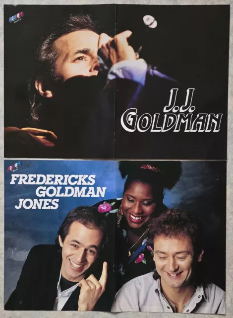 JEAN JACQUES GOLDMAN Lot De Presse clippings Collection magazines +  2 Posters 3