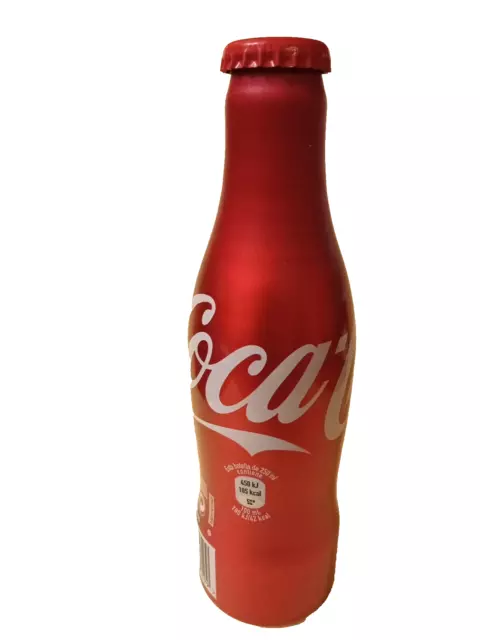 COCA COLA  Botella de Aluminio - Coca Cola 250 ML - Llena