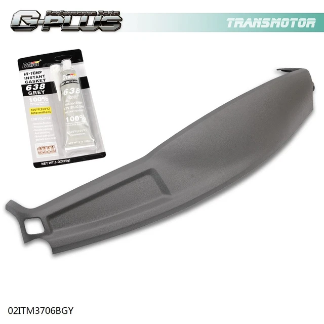 Fit For 2002-2005 Dodge Ram Truck 1500 2500 3500 Dashboard Cap Bezel Cover Gray