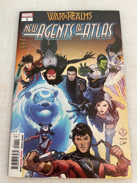 War Of Realms Agents Of Atlas 1 Greg Pak 1St App Sword Master Marvel Comics 2019