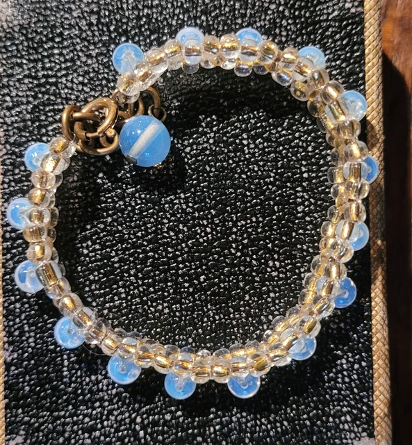 XIX ANCIEN COFFRET à couture Cuir et capitonné à l'intérieur EUR 38,00