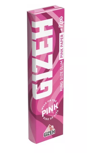 Gizeh King Size Papers / Longpapers UVP 2,20€ PINK!