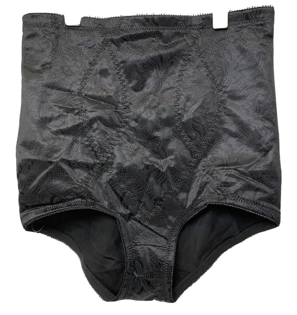 VINTAGE FLEXEES HIGH Waisted Panty Brief Tummy Control Shaper Black