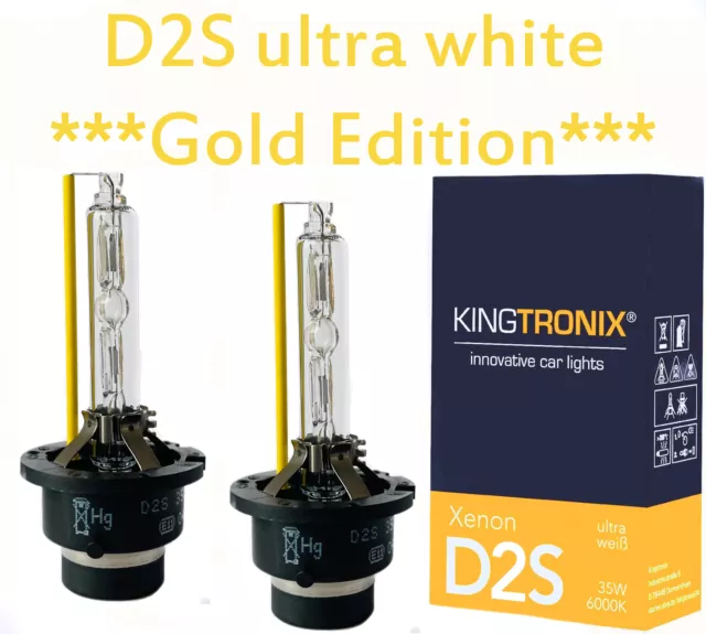 2x D2S XENON Brenner GOLD 6000K für VW Touareg 7P 7L Touran 1T Bora Vento