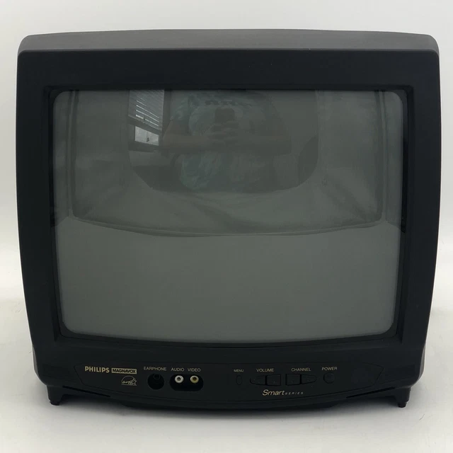 PHILIPS MAGNAVOX SMART Series 13" CRT Color TV Retro Gaming Tube TV