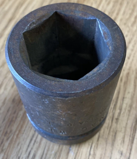 Mac Tools WI 486 1 1/2” Socket 6 Point 1” Drive USA Vintage
