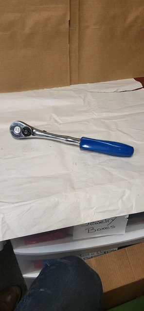 Cornwell Tools 1/2" Drive Blue Hard Handle Ratchet SR 50-H