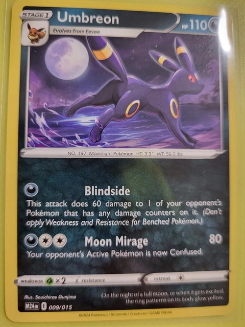 UMBREON NEW 2025 McDonalds Happy Meal Pokémon Dragon Discovery Card
