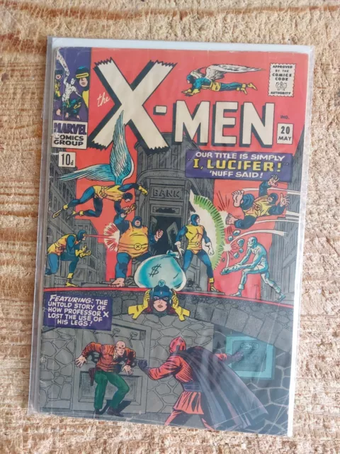 The X-Men #20 May 1966 3rd appearance of the Blob Marvel Vintage Comic VG-