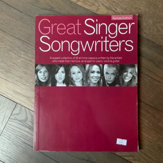 Great Singer Songwriters (Piano, Vocal, Chord Sheet Music) 22 All Time Classics