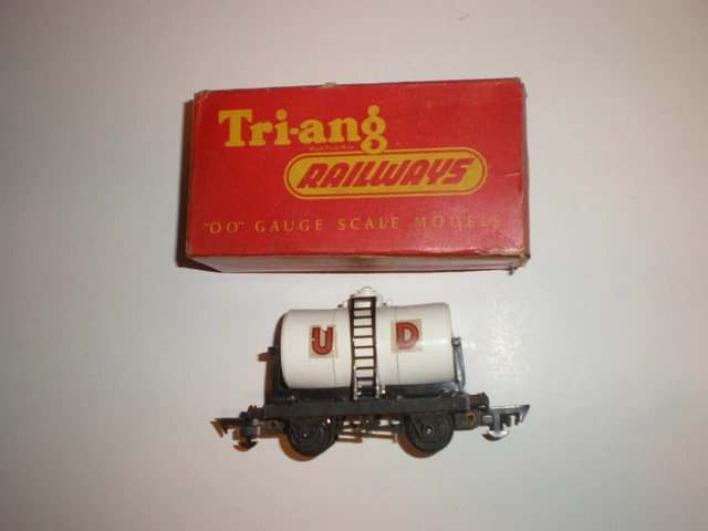 VINTAGE BOXED TRI-ANG OO Gauge R15 Milk tank Wagon £20.00 - PicClick UK