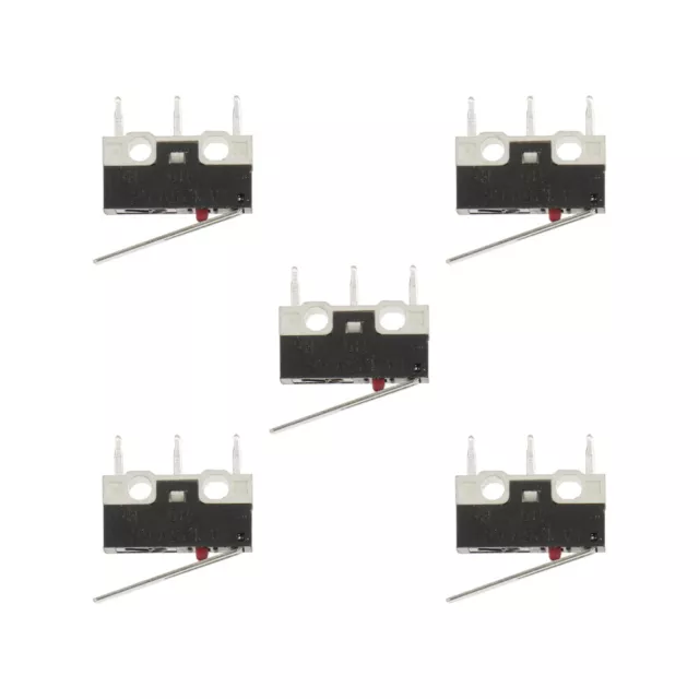 Mikro-Endschalter 5-teiliger Endschalter Wasserdichter Momenttaster 3 Langer