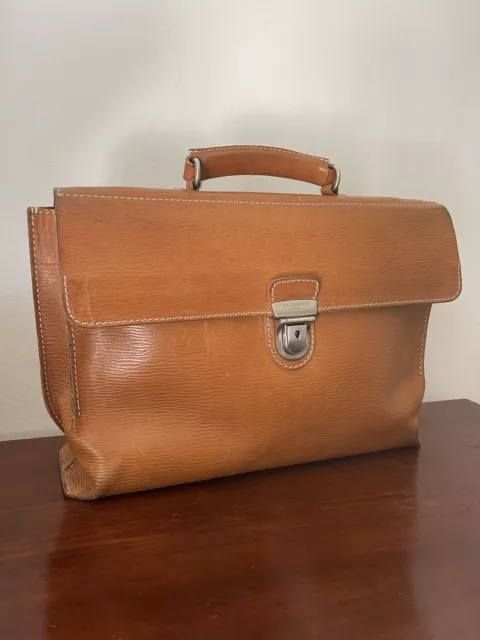 AG Spalding Bros of New York Vintage Aktentasche aus Leder Braun...