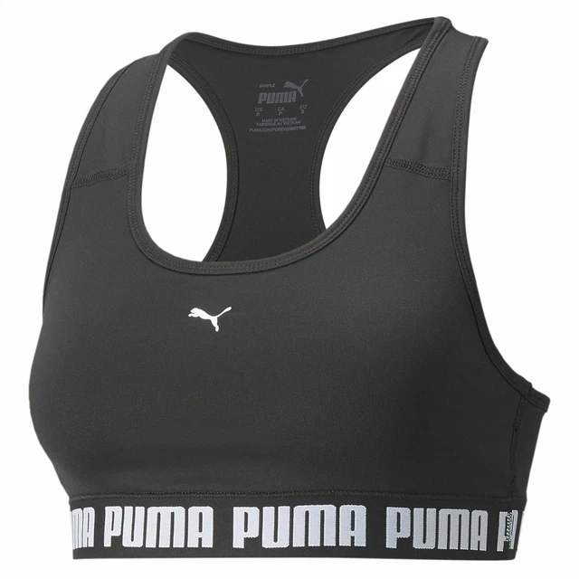 PUMA WOMENS STRONG Medium Impact Sports Bra Seamless Stretch