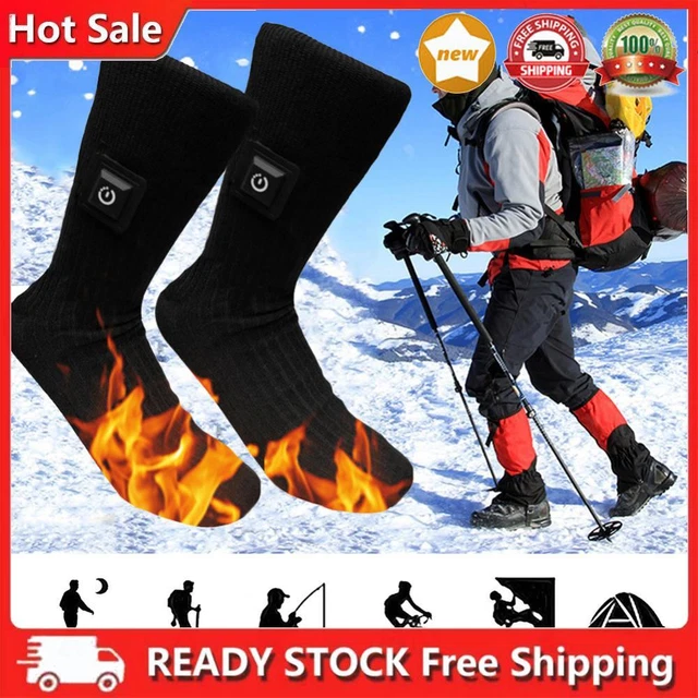 Rechargeable Winter Heated Sock Washable Unisex Thermal Socks for Hiking Fishing